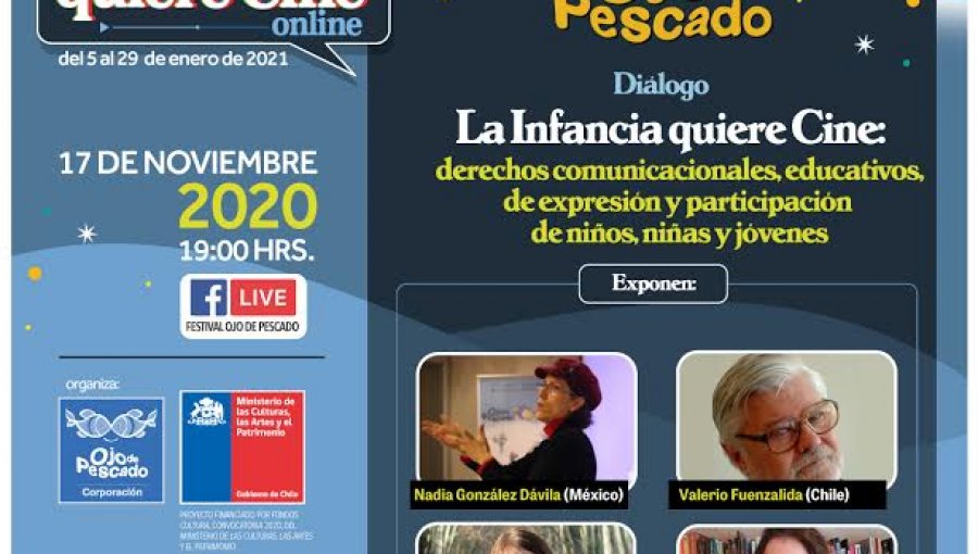 Corporación Cultural Ojo de Pescado realiza ciclo de diálogos online a 31 años de la Convención de los Derechos del Niño