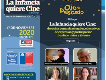 Corporación Cultural Ojo de Pescado realiza ciclo de diálogos online a 31 años de la Convención de los Derechos del Niño