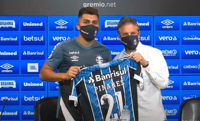 César Pinares fue presentado y explicó las razones que lo llevaron a fichar en Gremio