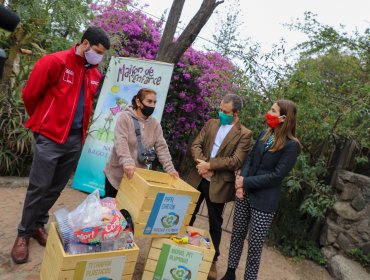 Ministerio de Medio Ambiente lanza campaña de "reciclaje a la puerta" en Peñalolén