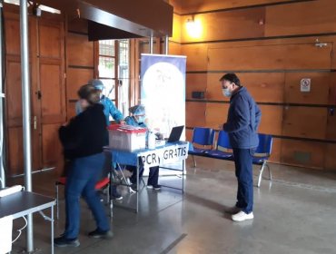 Mantienen operativos de toma de muestras PCR en estaciones de Metro Valparaíso