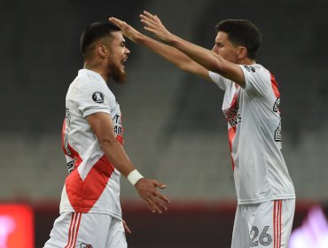 Paulo Díaz anotó en el empate de River Plate ante Atlético Mineiro por Copa Libertadores