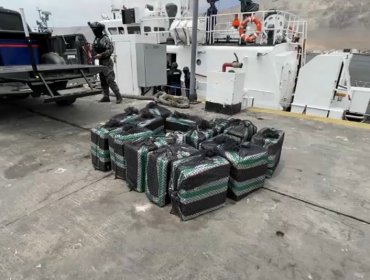 Armada realizó el decomiso más grande de su historia: 532 kilos de cocaína