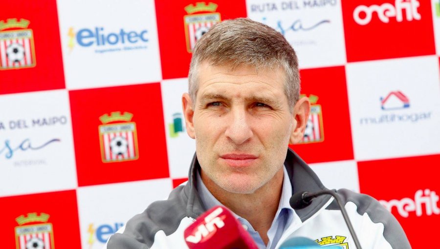 Martín Palermo fue presentado como nuevo director técnico de Curicó Unido