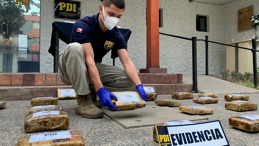 Capturan a banda que ingresaba droga desde Bolivia y la trasladaba a la región Metropolitana