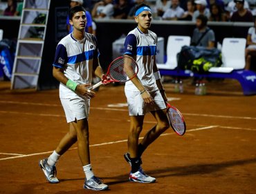 Tomás Barrios y Alejandro Tabilo cayeron en cuartos del dobles del Challenger de Campinas