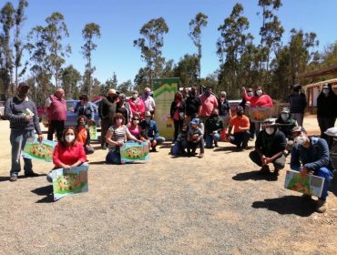 Conaf enseña estrategias de prevención de incendios forestales a cuatro comunidades de El Quisco