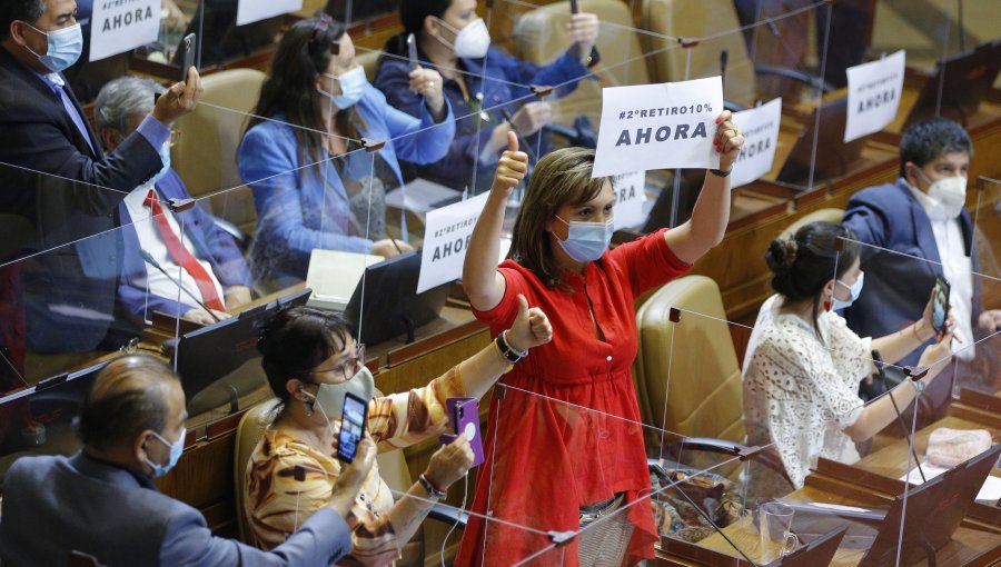 Cámara de Diputados aprueba retiro de fondos propuesto por el Gobierno y Senado inicia inmediata discusión