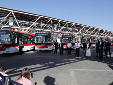 Gobierno inauguró en Maipú el electroterminal de buses más grande del país