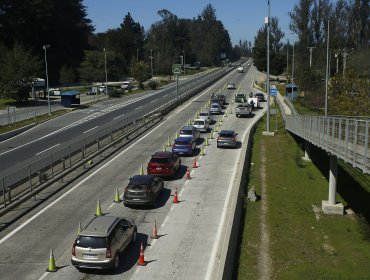 Carabineros informó que 124 mil vehículos abandonaron Región Metropolitana este viernes