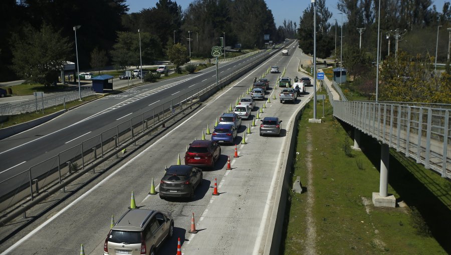 Carabineros informó que 124 mil vehículos abandonaron Región Metropolitana este viernes