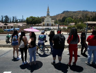 Pese a restricciones, unos 3 mil peregrinos se dieron cita en Lo Vásquez durante todo el fin de semana largo