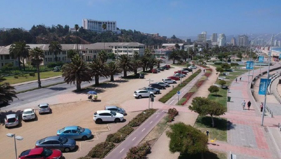 Bomberos administrará estacionamientos del borde costero de Viña del Mar durante el verano