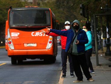 Viajes en transporte público de la región Metropolitana disminuyeron en un 18% durante «Transición»