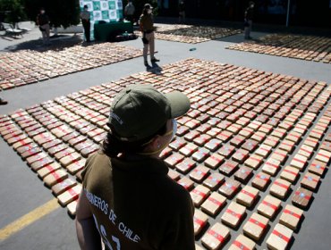 Carabineros decomisó 260 kilos de drogas durante la última semana en Chile