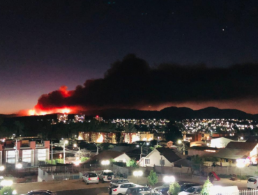 Decretan Alerta Roja en Quilpué por incendio forestal cercano a zonas habitadas