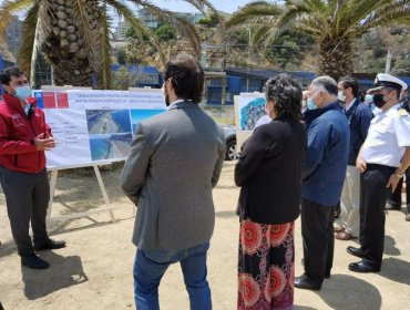 Valparaíso - Viña del Mar: Obras de protección tras marejadas culminan con entrega de remozado parque Juan de Saavedra