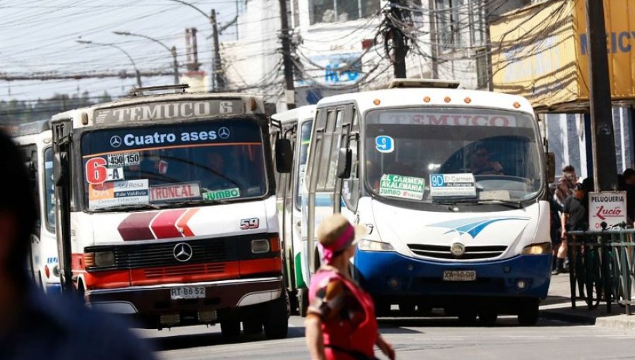 Multa de 731 millones de pesos a líneas de buses de Temuco y Padre Las Casas por colusión