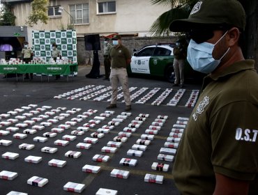 Con 631 kilos de cocaína en su poder, capturan a sujeto en la región Metropolitana: droga fue avaluada en $12.623 millones