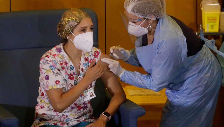 Sólo 21 de los más de 8.600 trabajadores de la salud vacunados contra el Covid-19 han presentado síntomas