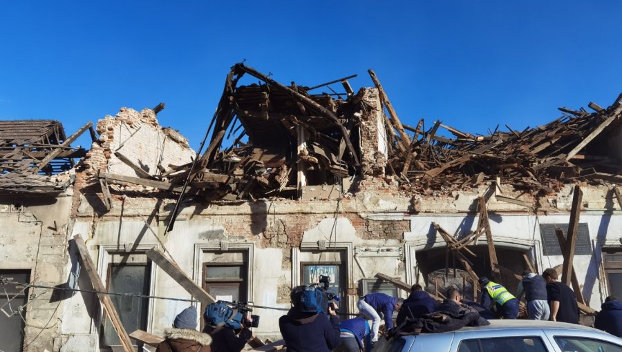 Terremoto de 6,4 sacudió Croacia dejando al menos dos muertos, varios heridos y grandes daños materiales