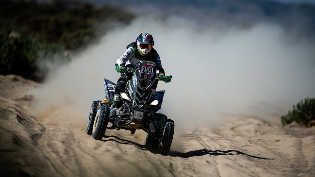 Giovanni Enrico se mantiene segundo en quads y recorta distancia en Rally Dakar