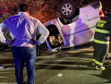 Caída de árbol provoca accidente de tránsito en la ruta 68: dos personas están graves