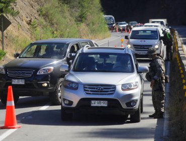 22 mil vehículos fueron regresados a la región Metropolitana al intentar ingresar a Valparaíso sin permisos