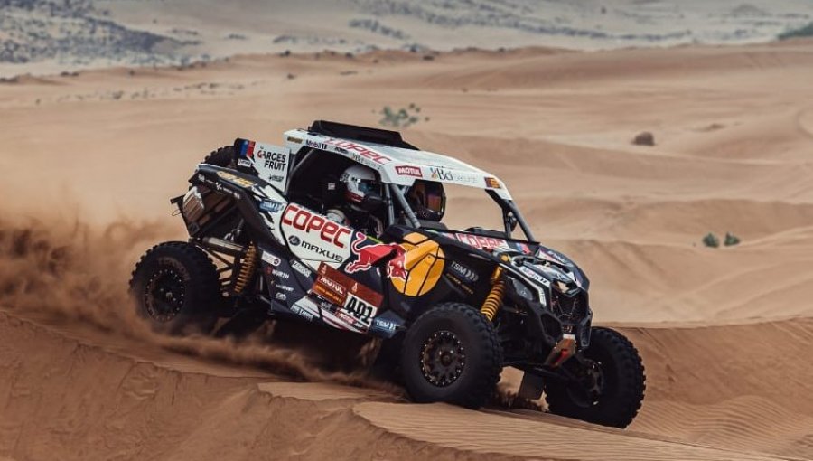 "Chaleco" López ganó la tercera etapa y se afianzó en el liderato de UTV del Rally Dakar