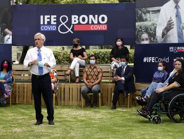 Presidente Piñera anunció otros tres nuevos bonos Covid, según fases del plan «Paso a paso»