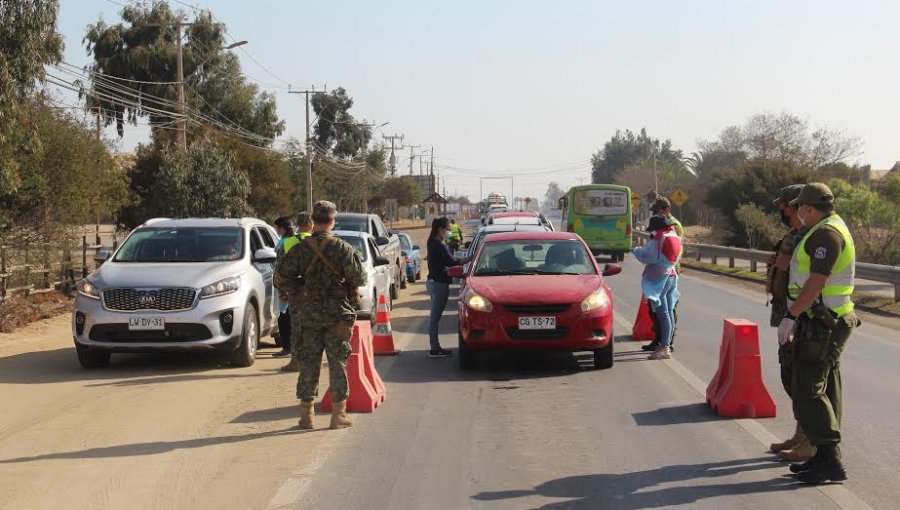 Anuncian controles y patrullajes durante el fin de semana de confinamiento en La Ligua