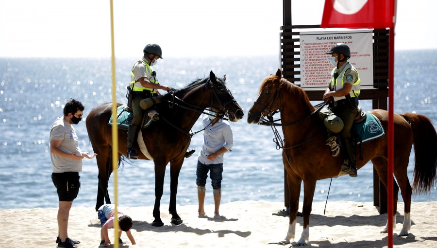 Carabineros destina 1.200 efectivos a más de 100 playas y centros de veraneo