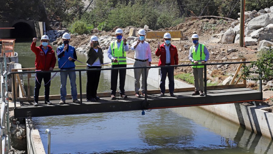 Ministerio de Obras Públicas inauguró nueva fase del proyecto de conexión del Embalse Los Aromos-Concón