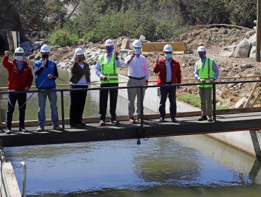 Ministerio de Obras Públicas inauguró nueva fase del proyecto de conexión del Embalse Los Aromos-Concón