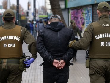 Riña tras protesta en Paseo Ahumada dejó cuatro detenidos