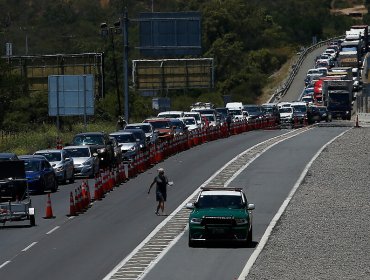 Anuncian medidas para agilizar el control sanitario en ruta 68 en dirección a la región de Valparaíso