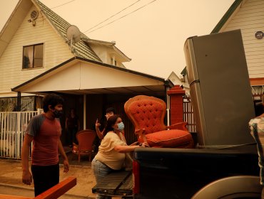 Onemi mantiene orden de evacuación en Quilpué tras avance del incendio