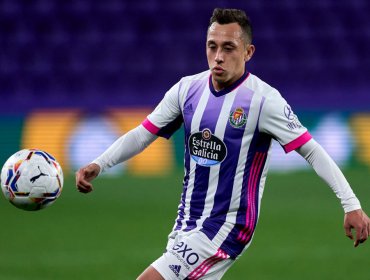 Fabián Orellana fue titular en el agónico empate del Valladolid ante Elche