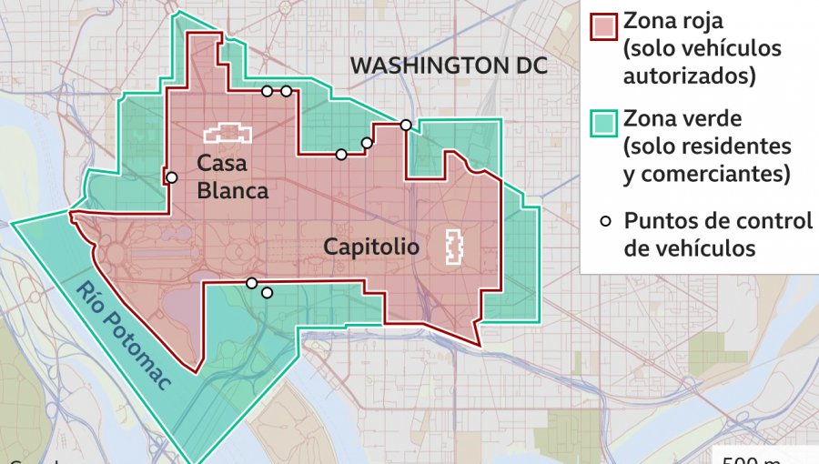 Washington militarizado: el excepcional dispositivo de seguridad para la toma de posesión de Joe Biden