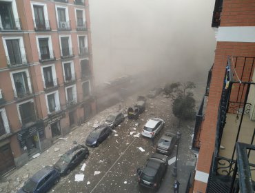 Fuerte explosión destroza un edificio en el centro de Madrid: al menos tres fallecidos