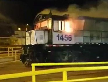 En libertad vigilada quedaron sujetos que quemaron vehículo policial y una locomotora en Antofagasta