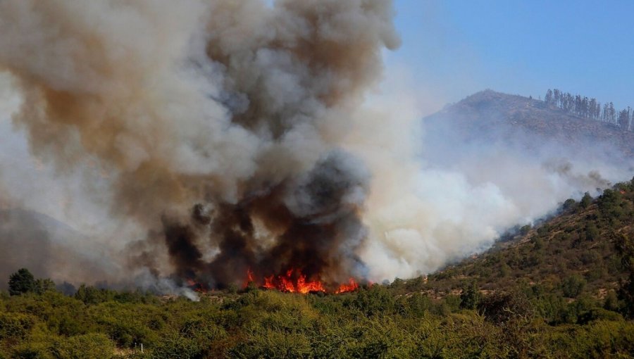 Cancelan la Alerta Temprana Preventiva para la región Metropolitana por amenaza de incendio forestal