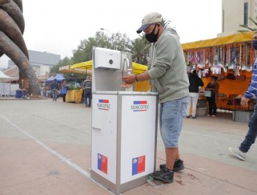 En la feria de la Av. Argentina se inició el reforzamiento de la estrategia de búsqueda activa de casos Covid en Valparaíso