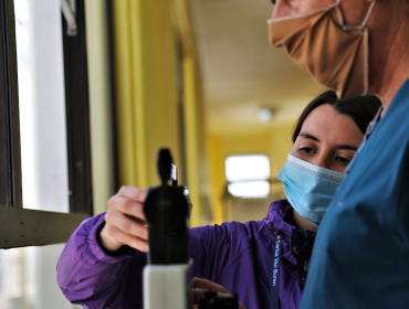 Enfermeras y nutricionistas del Hospital Van Buren compartieron experiencias de su trabajo durante la pandemia