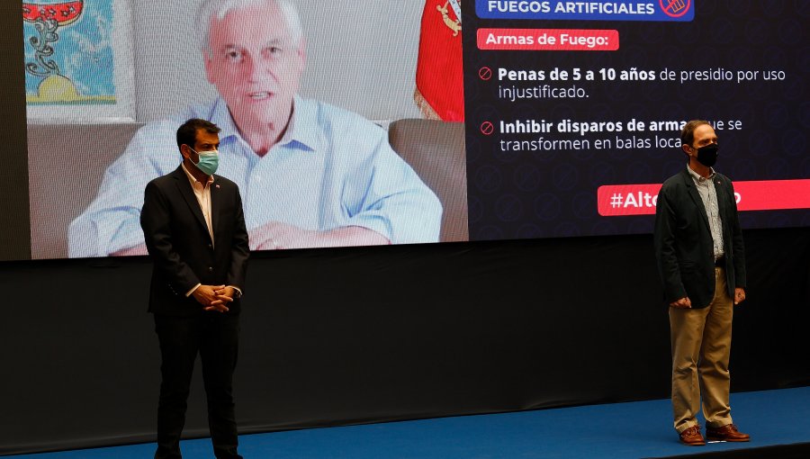 Presidente Piñera promulgó ley que sanciona uso, venta y producción de fuegos artificiales