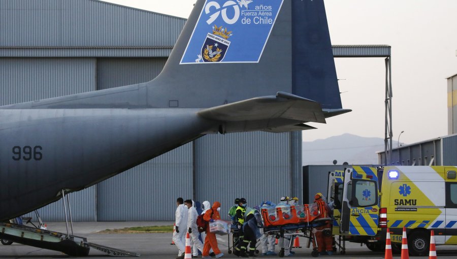 Desde inicio de la pandemia se han realizado 715 traslados aéreos de pacientes críticos con Covid-19