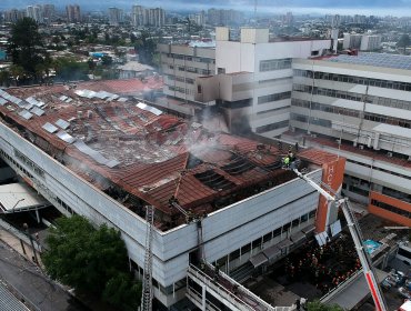 Entre $35 y $50 mil millones fueron cifradas las pérdidas por incendio en el Hospital San Borja