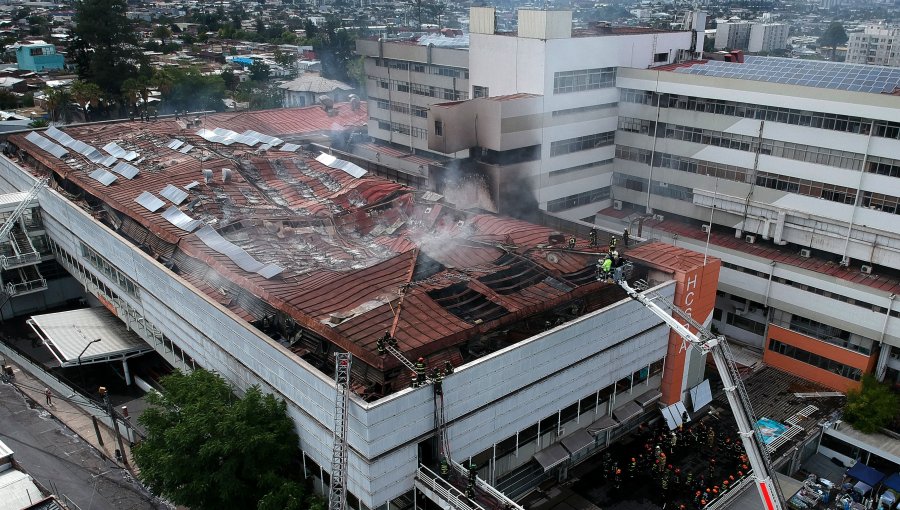 Entre $35 y $50 mil millones fueron cifradas las pérdidas por incendio en el Hospital San Borja