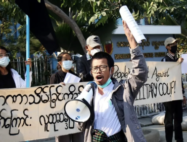 Ejército de Myanmar ordenó bloquear Facebook para evitar manifestaciones contra el golpe de Estado