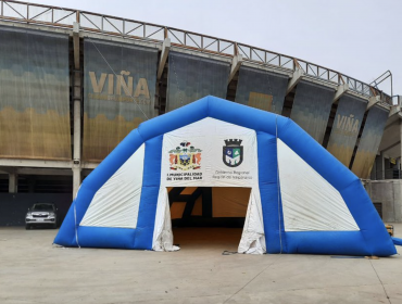 Habilitan el estadio Sausalito para evitar aglomeraciones durante el proceso de vacunación en Viña del Mar